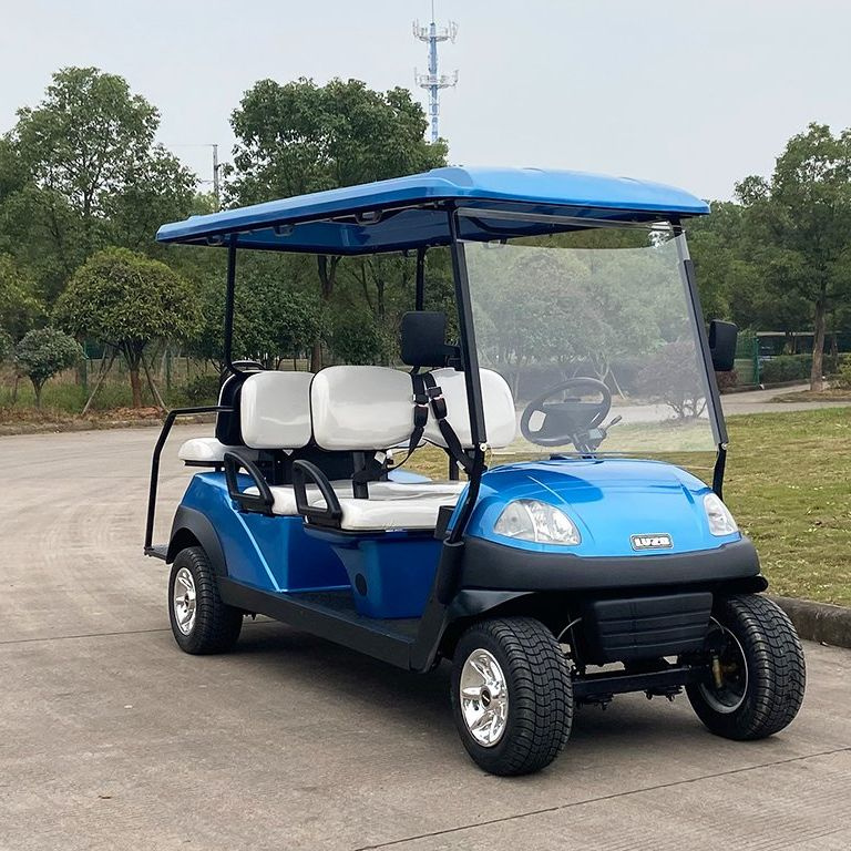 Agile & Quiet Heavy-Duty Golf Cart for Secure, All-Terrain Cargo Transport