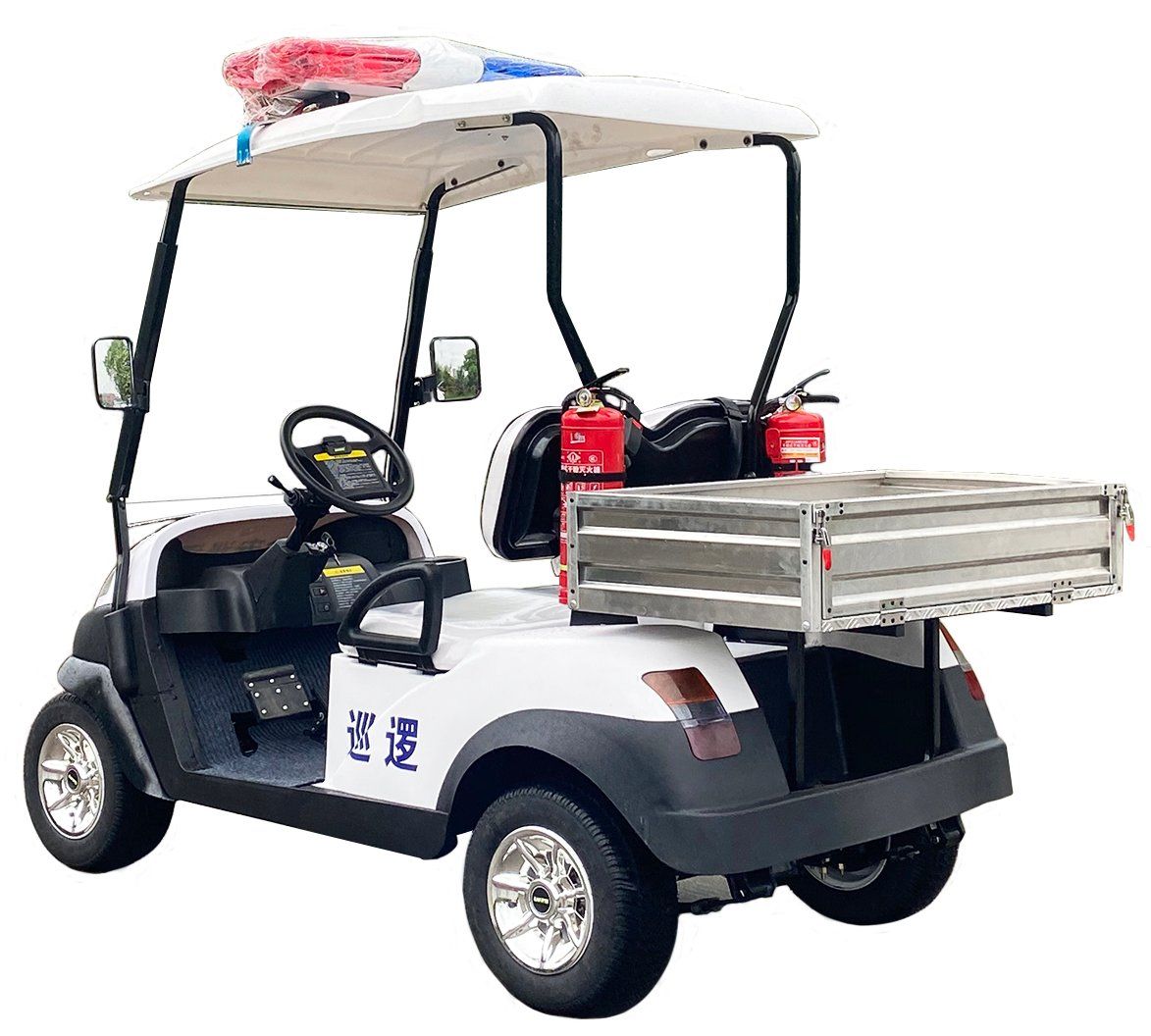 Agile & Quiet Heavy-Duty Golf Cart for Secure, All-Terrain Cargo Transport