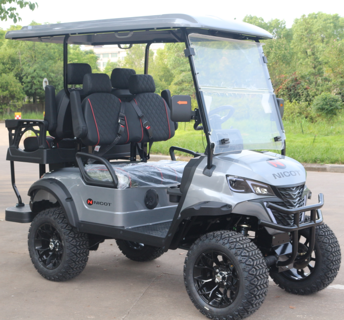 LVZO Brand All-Terrain 4--Person Golf Cart with Modern Styling