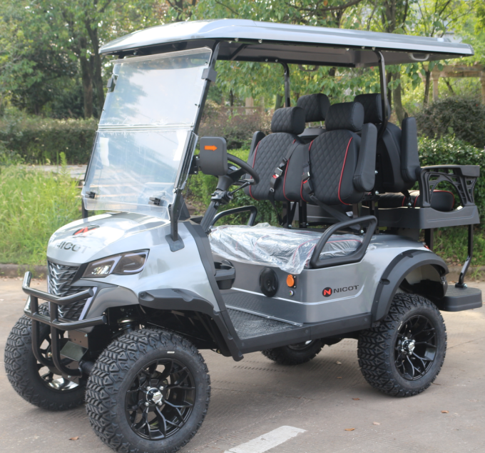 LVZO Brand All-Terrain 4--Person Golf Cart with Modern Styling