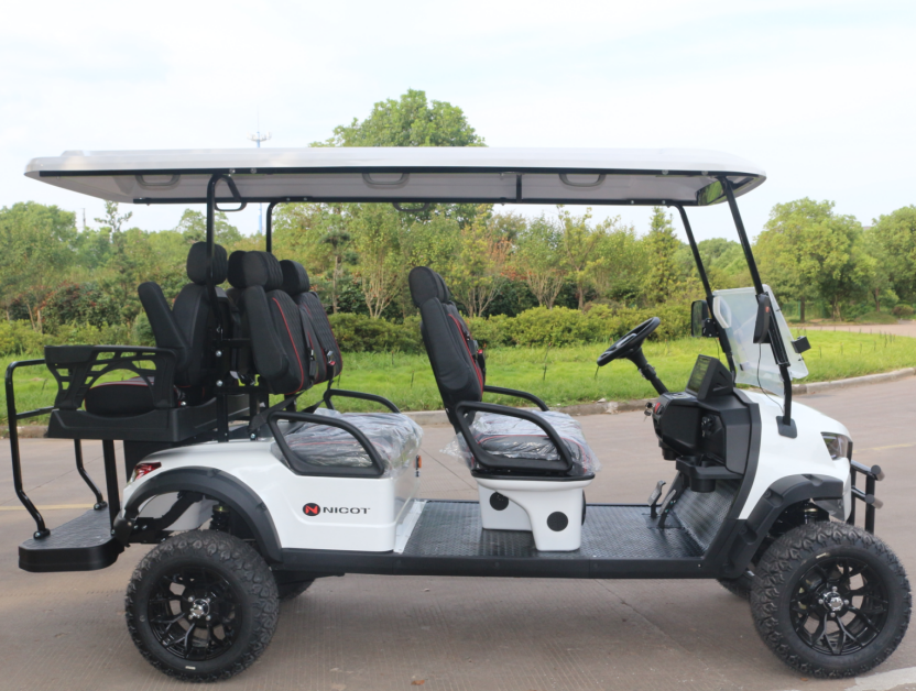 Customizable Luxury Golf Cart with Extended Range for Daytime Running