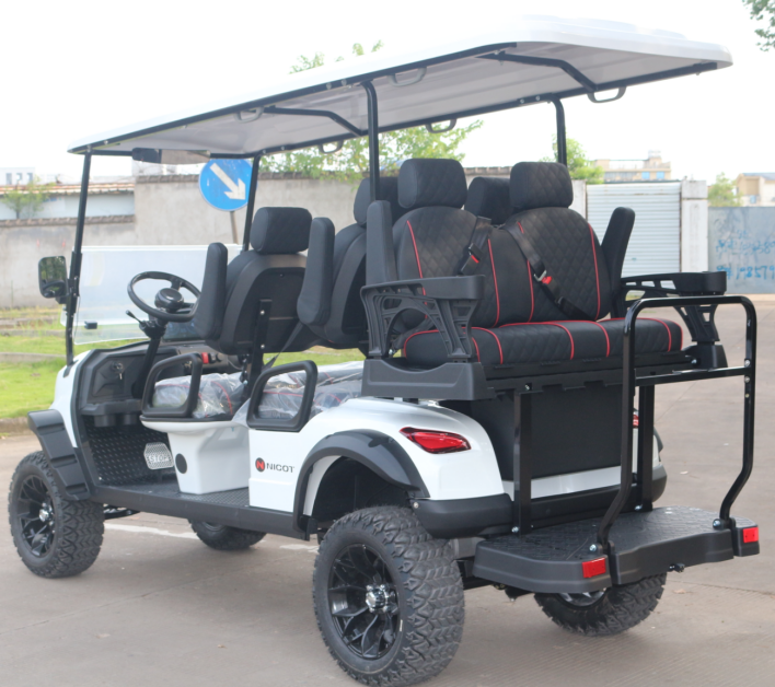 Customizable Luxury Golf Cart with Extended Range for Daytime Running