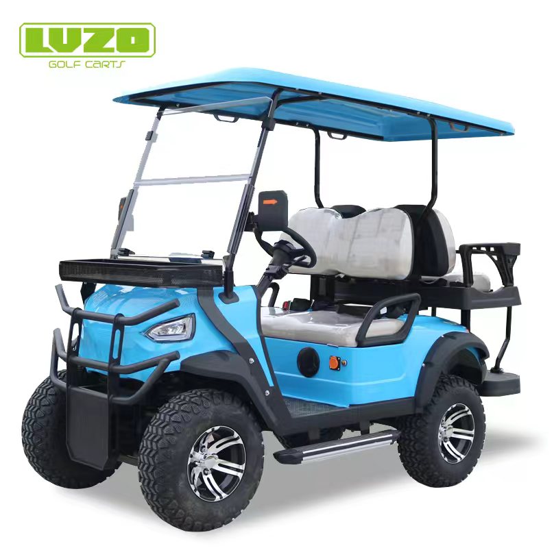 Pure White Performance :LVZO Golf Cart with Premium Finish