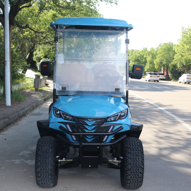 Recreational Electric Vehicle (REV) with Folding Windshield