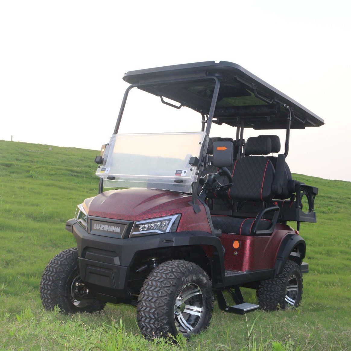 Maintenance-Free Golf Cart with LED Lighting & Safety Tech