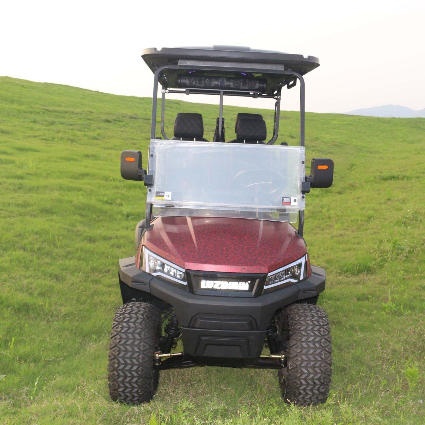 Maintenance-Free Golf Cart with LED Lighting & Safety Tech