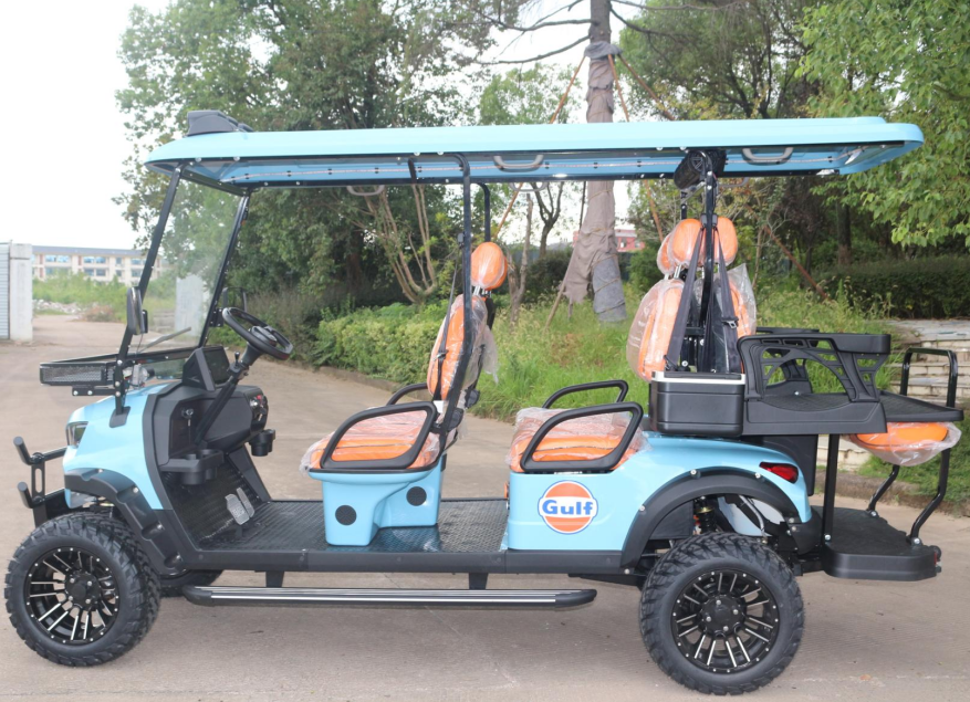 LVZO Tournament-Ready Golf Cart：Quick-Charging Battery & Digital Dashboard