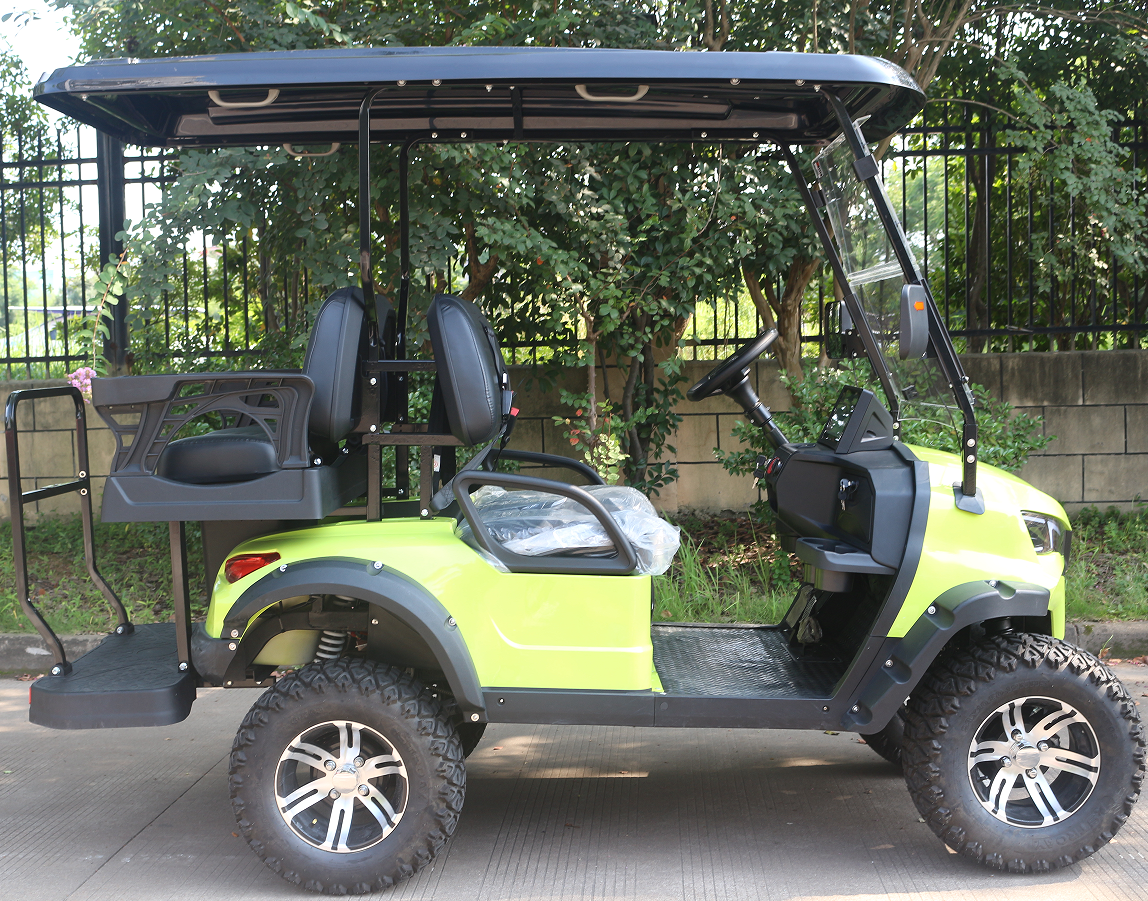 LVZO Luxury 4-Seater Cart with Adjustable Steering & Ergonomic Seats
