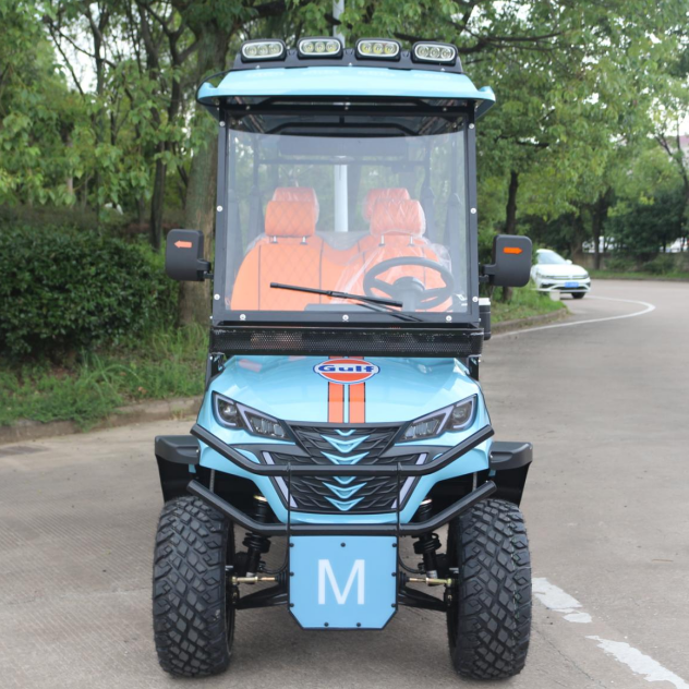 LVZO Luxury 4-Seater Cart with Adjustable Steering & Ergonomic Seats