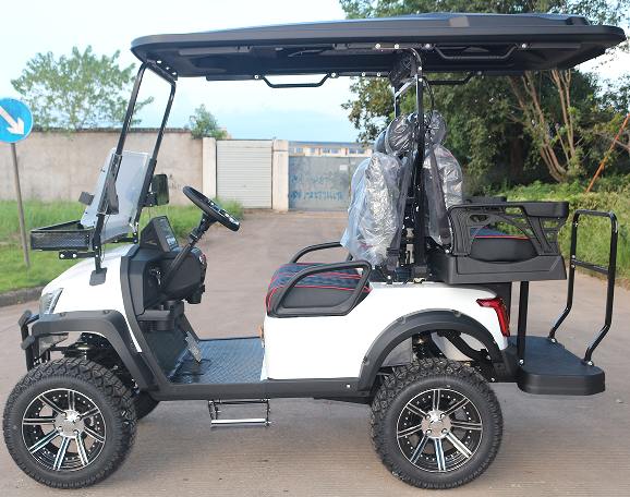 LVZO CY Beige Golf Cart: Blending Performance, Comfort, and Style