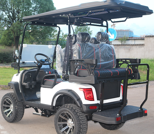 LVZO CY Beige Golf Cart: Blending Performance, Comfort, and Style