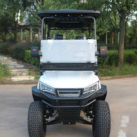 LVZO CY Beige Golf Cart: Blending Performance, Comfort, and Style