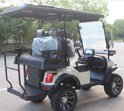 LVZO CY Beige Golf Cart: Blending Performance, Comfort, and Style