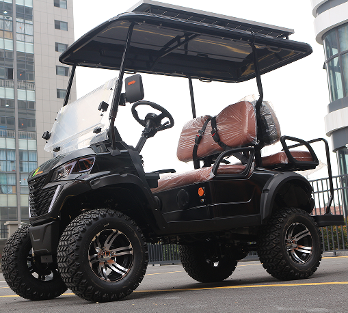 EcoRide Electric Golf Cart: 48V Battery & Fast-Charging Capability