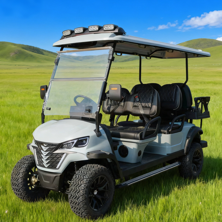 LVZO Commercial Electric Golf Cart with High Load Capacity - Perfect for Resort Operations & Event Transport