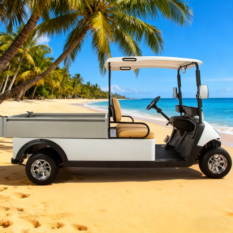 Multi-Functional Electric Golf Cart with Storage Trunk, Suitable for Golf Course and Urban Transport Needs