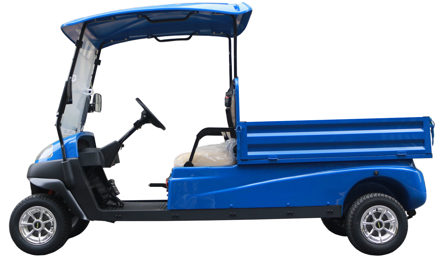 High-Efficiency Electric Golf Cart with Storage Trunk, Designed for Golf Course Equipment and City Cargo Operations