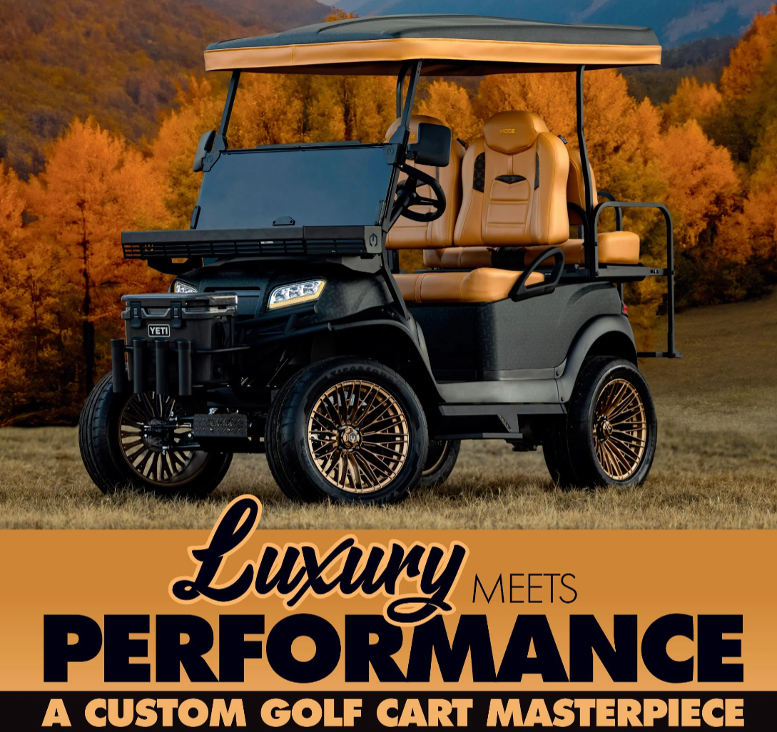 Luxury Meets Performance: A Custom Golf Cart Masterpiece