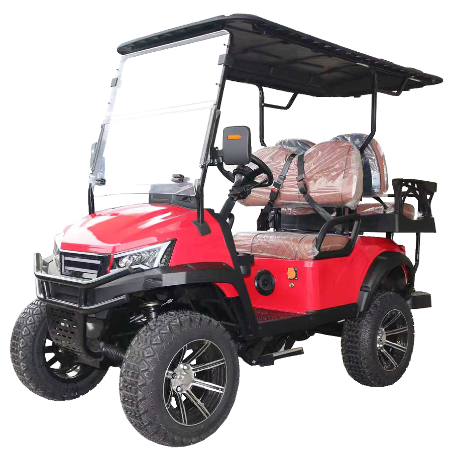 Modern 4-Seater Electric Golf Cart with Durable Build, Fit for Golf Course & Recreational Use