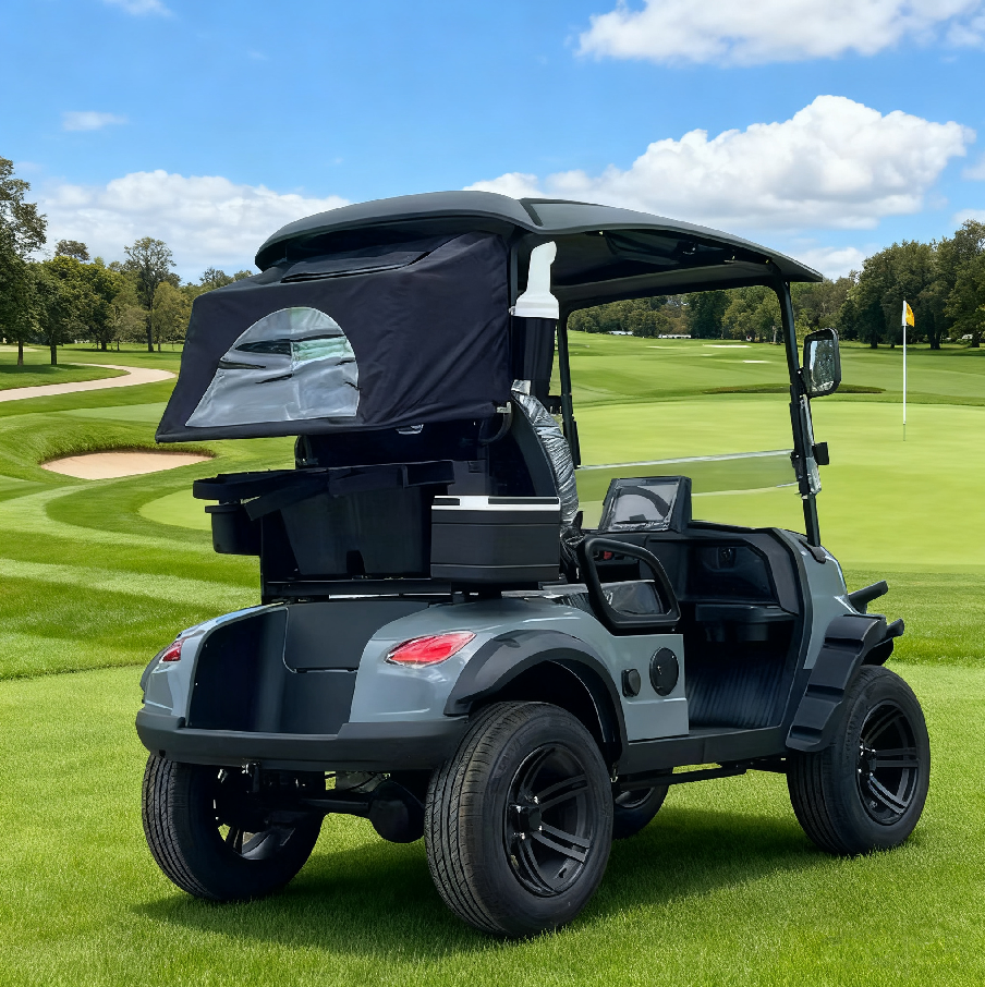 LVZO Gray Multi-Purpose Golf Cart for Golf Course & Resort Use