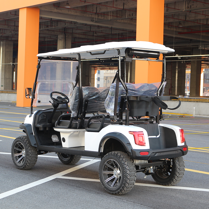 4-Seater White Golf Cart (Off-Road) for Outdoor Leisure & Daily Use
