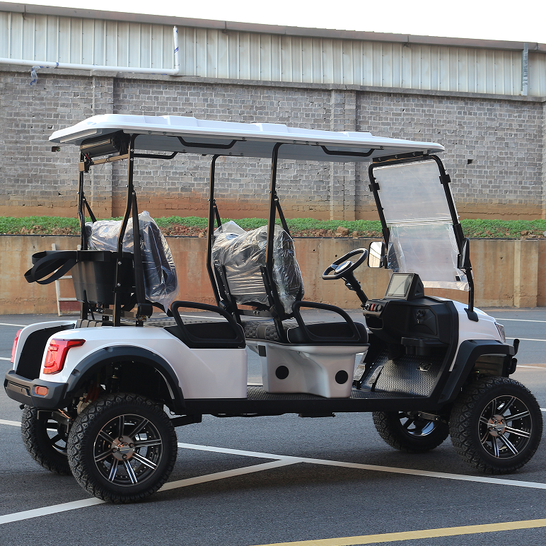 White Multi-Purpose 4-Seater Golf Cart (Off-Road) for Golf & Resorts