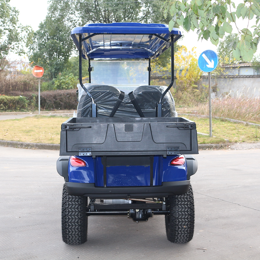 Blue 6-Seater Golf Cart (Off-Road) for Resort & Golf Course Use