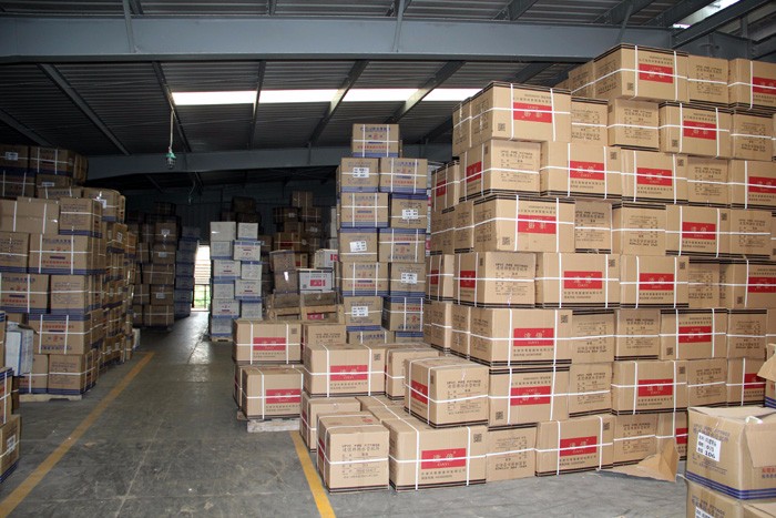 Entrepôt de marchandises finies