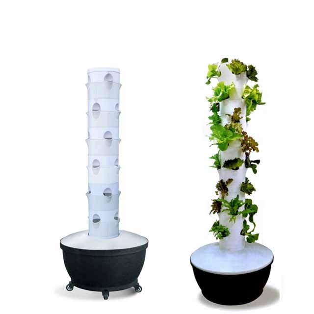 Supply Hydroponic Garden Strawberry Vertical Tower Planter Factory