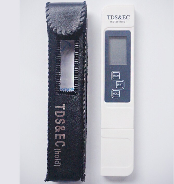 TDS Meter EC Meter Temperature Meter, 0-9990 ppm Measurement Range with ATC Ideal for Hydroponic Aquariums