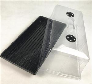 Plastic seed trays with domes
