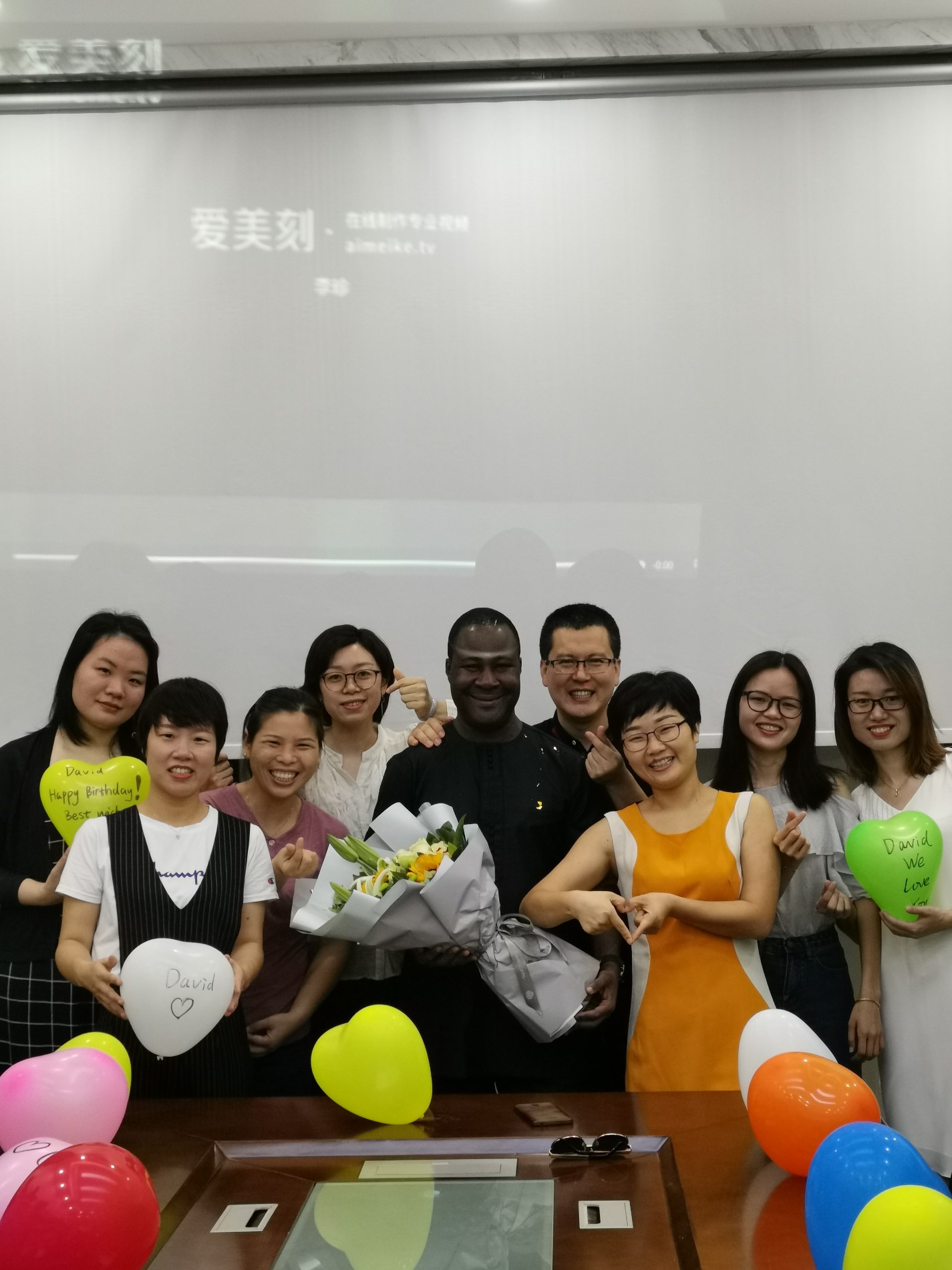 Birthday celebration to our big boss Nigeria client Davide