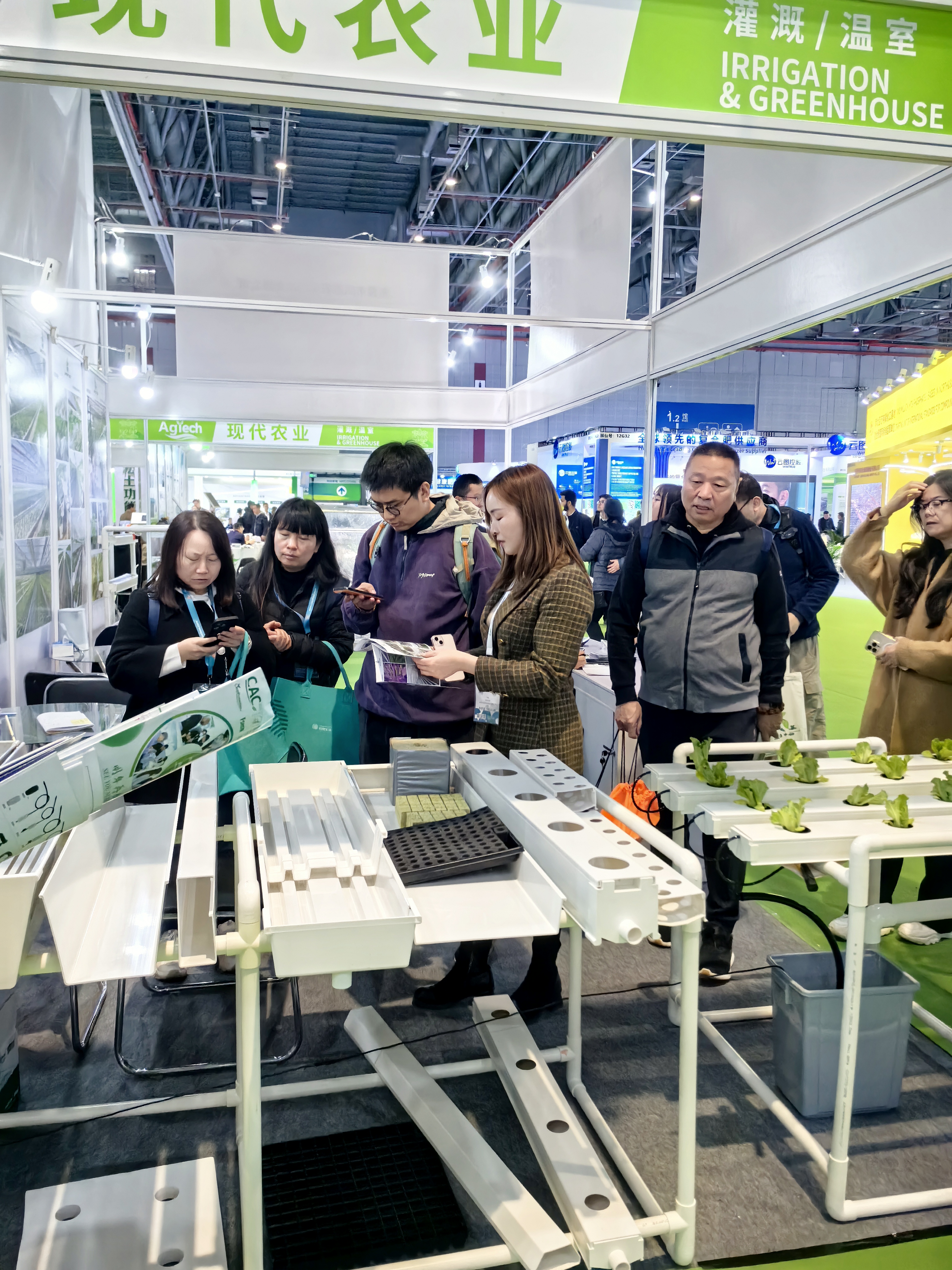 hydroponics system