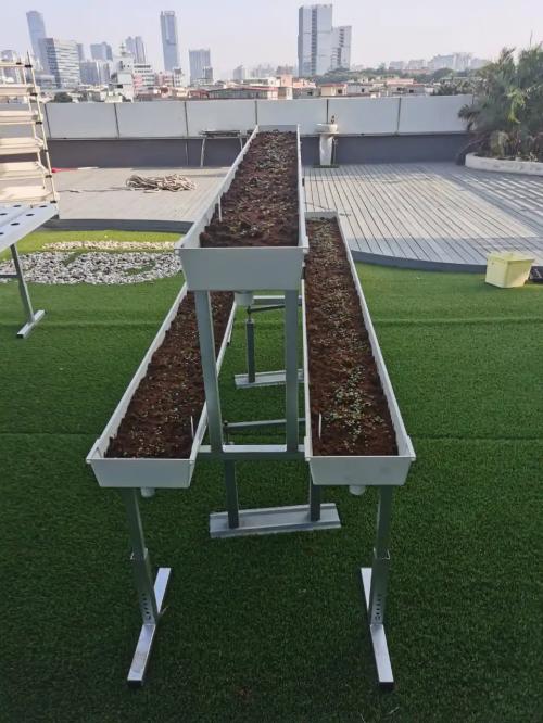 UPVC Plastic Gutter for Tomatoes Cucumber Strawberries Eggplant Herbs in Greenhouse