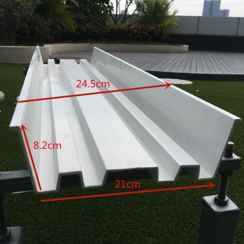 UPVC Plastic Gutter for Tomatoes Cucumber Strawberries Eggplant Herbs in Greenhouse