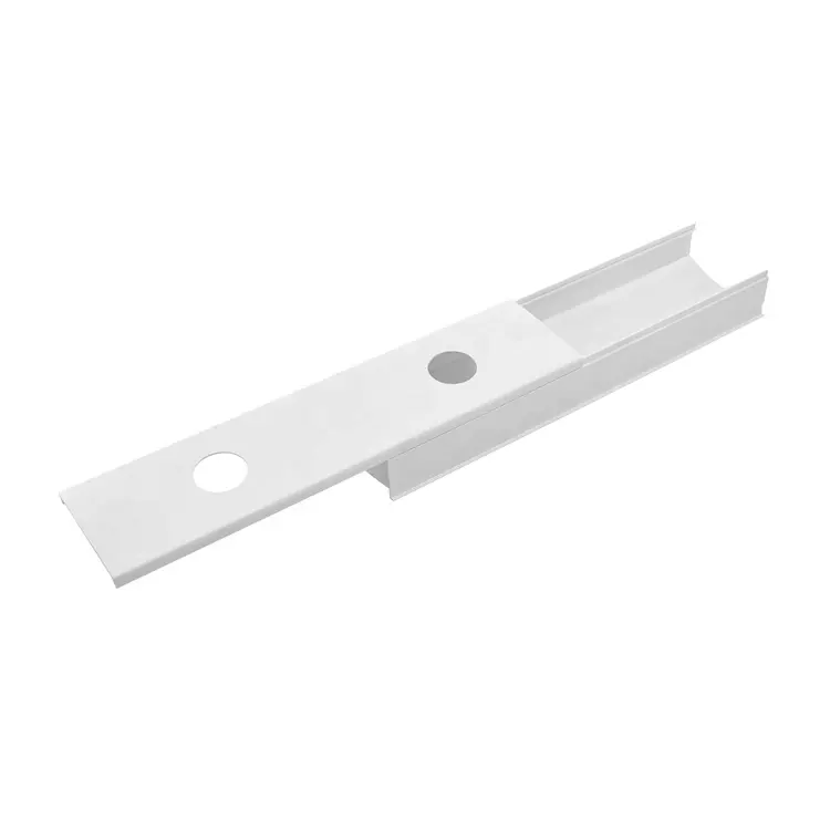 Multi-span Greenhouse Agricultural Plastic grow tube 100X50mm Hydroponics System Nft Channel Growing System
