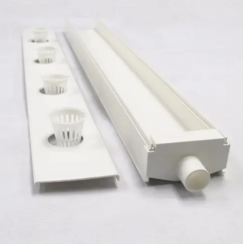Multi-span Greenhouse Agricultural Plastic grow tube 100X50mm Hydroponics System Nft Channel Growing System