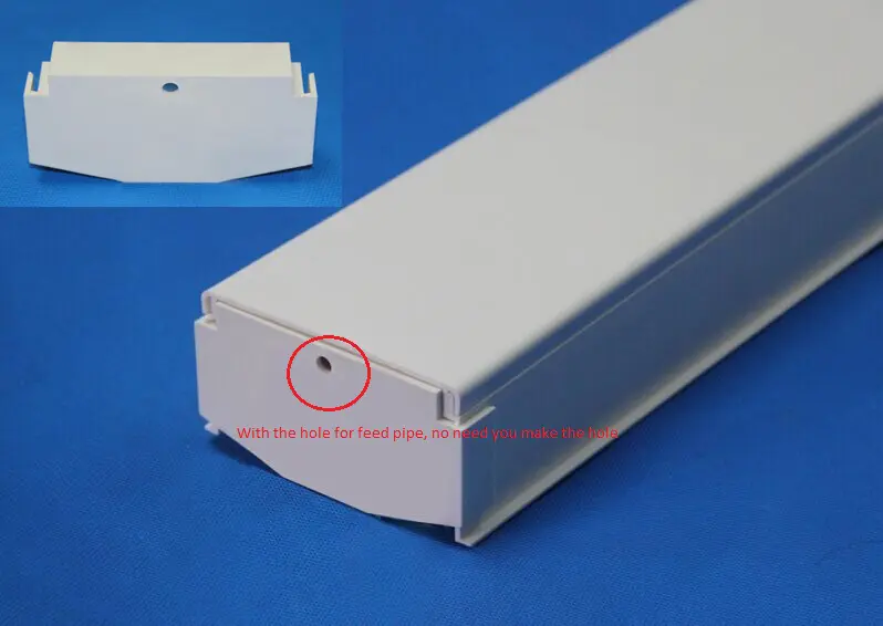 100*50mm hydroponics system nft channel/tube/pipe for agriculture greenhouse (leaf vegetable, lettuce...)