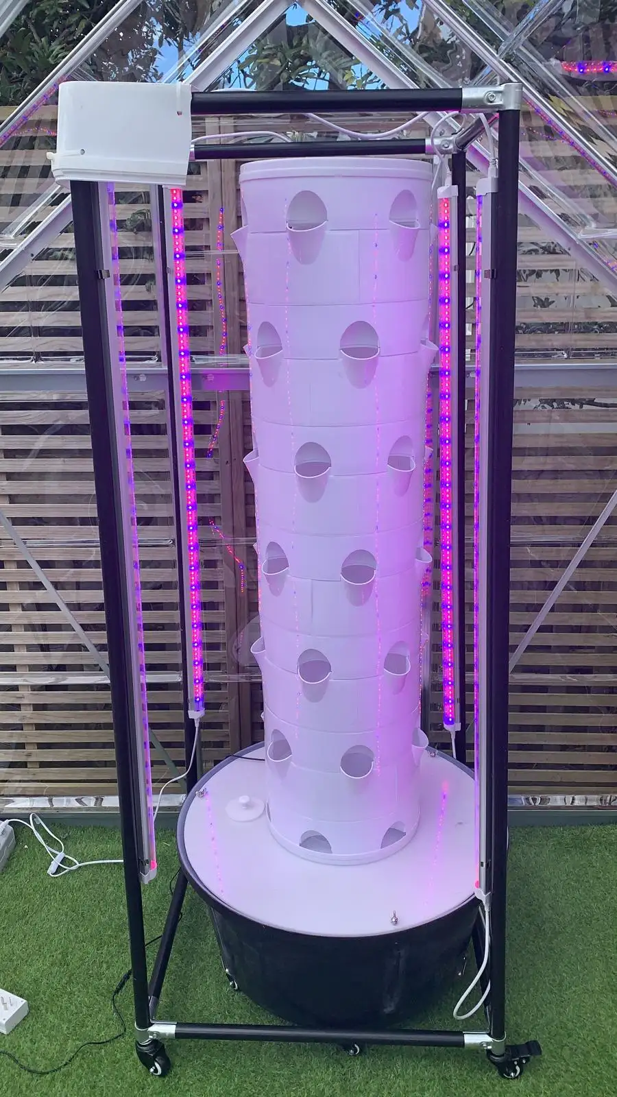 Vertical Hydroponic System Tower Indoor Hydroponics System Garden Lettuce Planting Kit