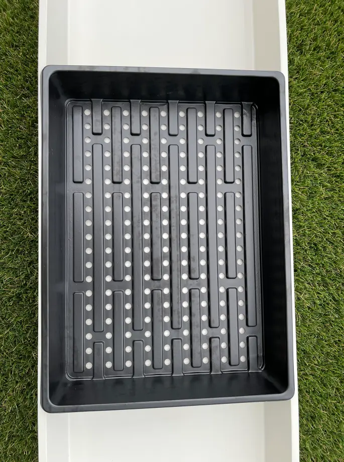 Hydroponic Growing Barley System Pvc Pipe Racking Hydroponic Fodder Channel