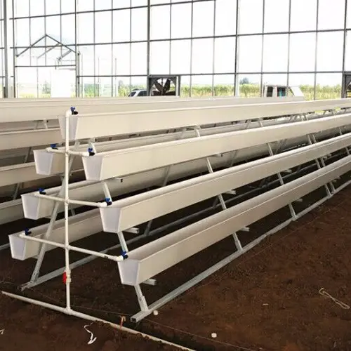 wholesale hydroponic agriculture grow equipment pvc strawberry gutter