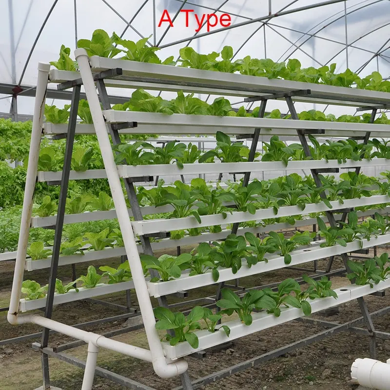 Superfarm Uv Vertical Greenhouse Irrigation&Hydroponics Equipment Pvc Nft Channel