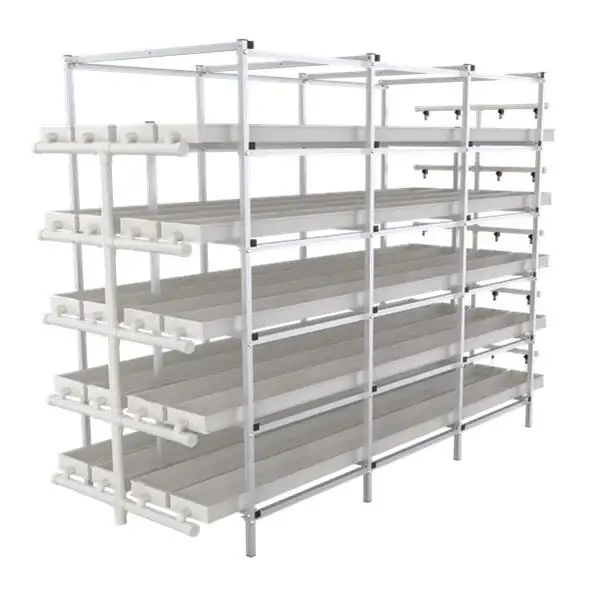 commercial vertical barley seed starting for animal fodder trays barley hydroponic
