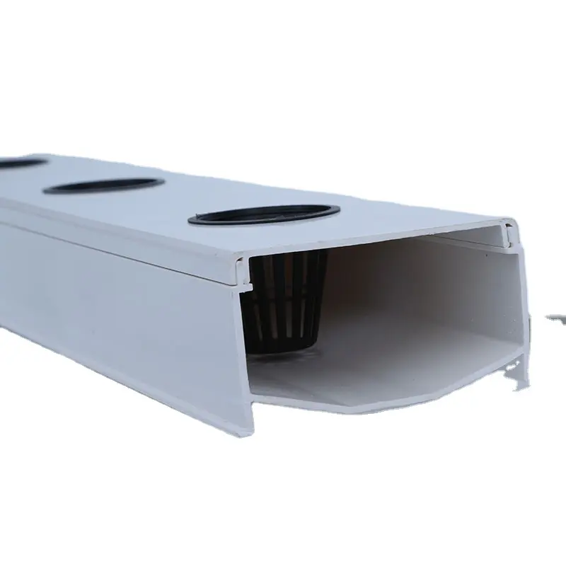 Top Sale Indoor Farming Hydroponic Grow Light UPVC Rectangular NFT