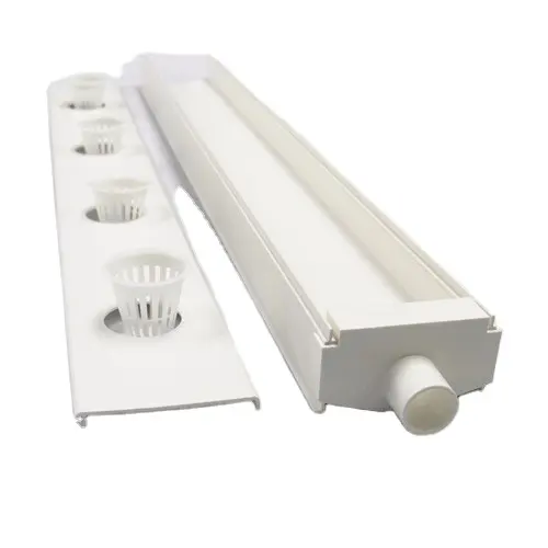 Top Sale Indoor Farming Hydroponic Grow Light UPVC Rectangular NFT