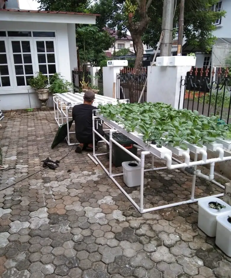 NFT Channel Tube Hydroponic Agricultural Greenhouse