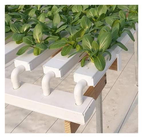 Channel Hydroponic Nft Growing Systems Hot Sale Pvc Pump Manufacturer Hot Product 2024 White