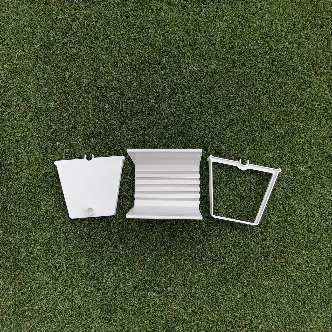 Vertical PVC Trough Hydroponic System – Grow Gutter for Strawberry Cultivation in Greenhouses