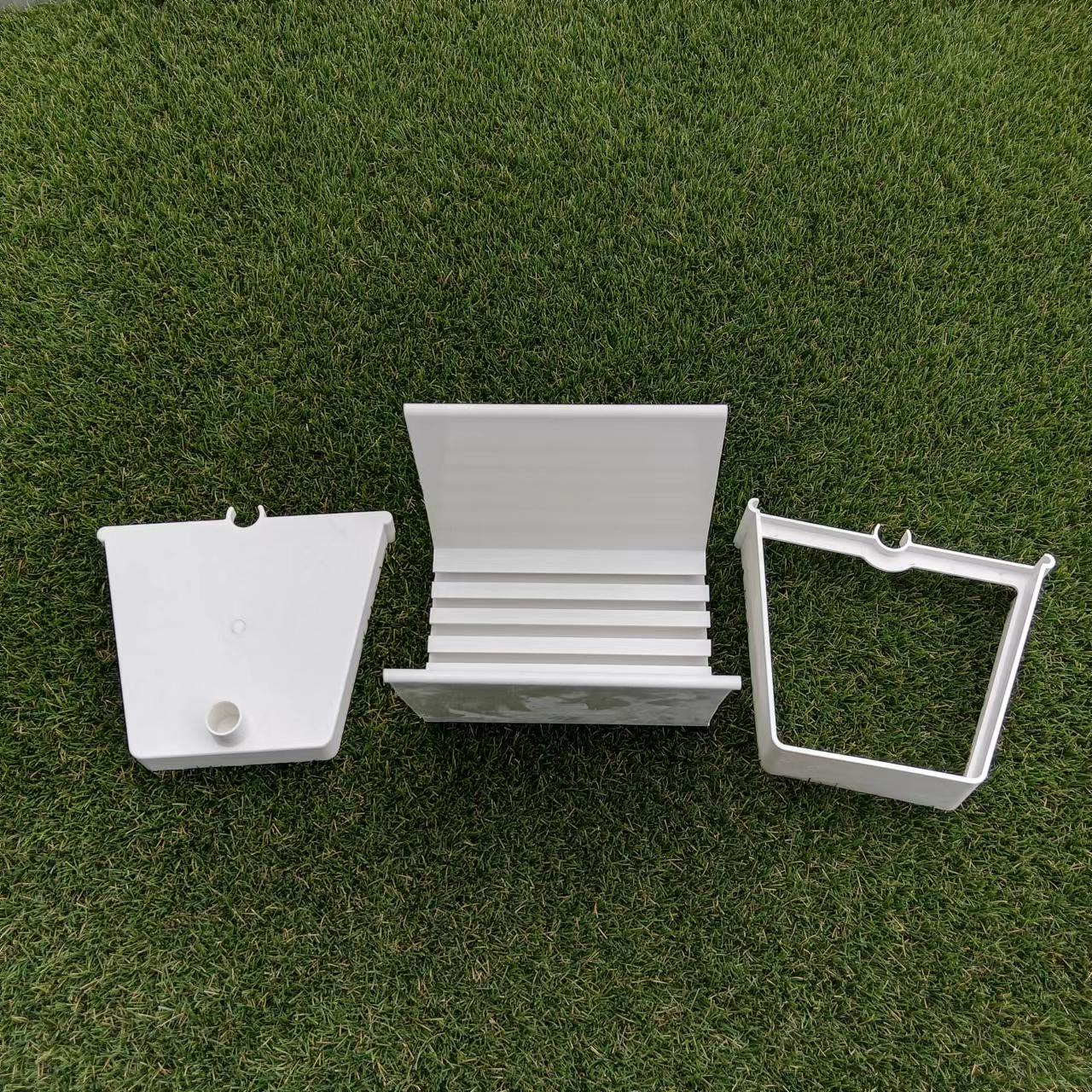 Vertical PVC Trough Hydroponic System – Grow Gutter for Strawberry Cultivation in Greenhouses