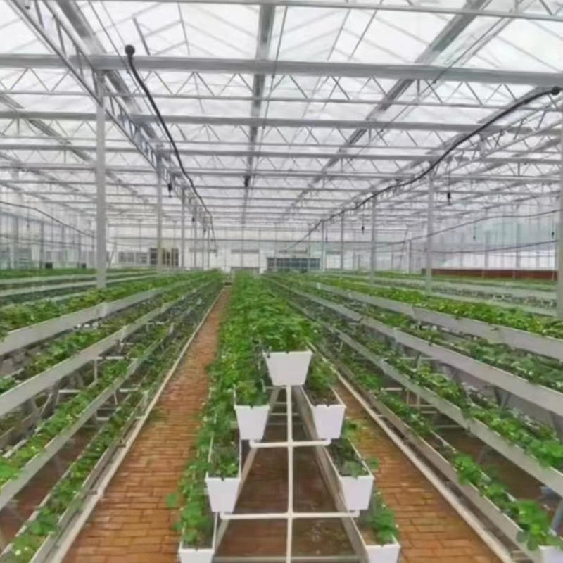 13x19x17.5cm Strawberry Gutter with Drainage Board Strawberry Vertical Guttering Nft Greenhouse System